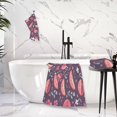 thumbnail image 6 of Tropical Fruits and Blooms 2 Piece Cotton Bath and Face Towel Set Soft and Absorbent, for Beach Pool Bathroom, 6 of 7