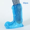 thumbnail image 1 of 50x Cubiertas Desechables Para Zapatos, Cubiertas Antideslizantes Para Botas De Lluvia Para Jardín, Color Azul, 1 of 8