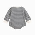 thumbnail image 3 of zuwimk Newborn Baby Girl Boy Knitted Romper Sweater Long Sleeve Knit Oversized Bodysuits Sweatshirt Fall Winter Clothes (0-3 Months,Dark Blue), 3 of 9