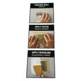 thumbnail image 2 of Homax Drywall Patch and Repair Kit, Wall Patch, 4"x4", White, 2 of 2
