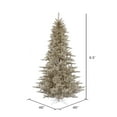 thumbnail image 3 of Vickerman 6.5' Champagne Fir Artificial Christmas Tree, Unlit, 3 of 5