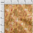 thumbnail image 2 of oneOone Cotton Flex Mustard Yellow Fabric Abstracts Craft Projects Decor Fabric Printed By The Yard 40 Inch Wide, 2 of 4