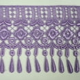 thumbnail image 4 of 4" White Black Ivory Red Blue Gray Teardrop Fringe Venice Lace Trim Sold By 15", 4 of 6