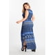 thumbnail image 2 of Vestido Largo Playero Dama Azul Tallas Extras Mundo Terra 026201, 2 of 2