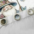 thumbnail image 4 of Castle Fairy Cute Gnome Blackout Curtains Set of 2 (52x84 Each),Flowers Window Curtains, 4 of 6