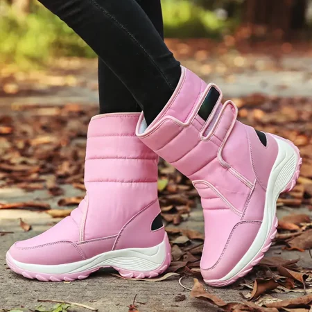 

Women‘s Outdoor Winter Snow Boots Warm Faux Fur Lined Mid Calf Snow Boots Women‘s Footwear