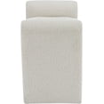 thumbnail image 4 of Meridian Furniture Stylus Banc en Tissu Crème, 4 of 7
