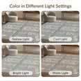 thumbnail image 7 of ODIKA 6'x9' Washable Area Rug Non-Slip, Chair-Friendly, Cow Decorative Spotted Mosaic Patchwork Interlocking Vaca Melting for Dining Room, Under Table, Office Décor, 7 of 7