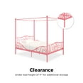 thumbnail image 5 of DHP Canopy Metal Bed, Full, Pink, 5 of 10