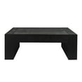 thumbnail image 6 of GZXS Modern Farmhouse Coffee Table in Black, 49-Inch Wooden Rectangular Center Table for Living Room, Home Office – Easy Assembly, 6 of 6