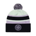 thumbnail image 2 of Black Racing Louisville FC Cuffed Knit Hat with Pom, 2 of 2