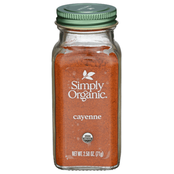 Simply Organic Organic Cayenne Pepper 2.5 oz - Pack of 2