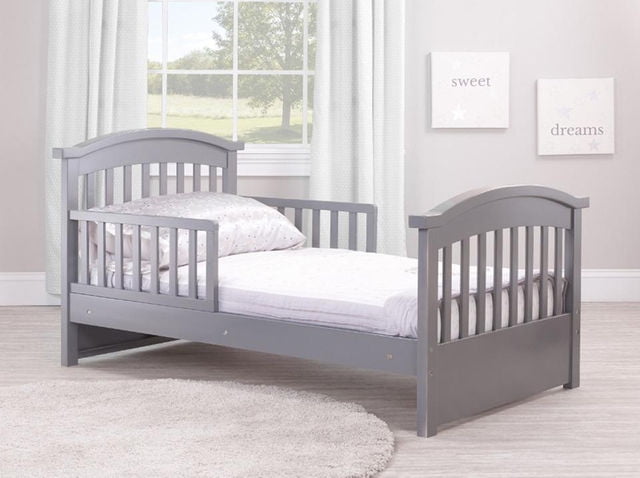 toddler bed grey