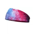 thumbnail image 2 of Bandeau Rouge Femme Imprimé Bandeau Élastique Bande pour Cheveux Bandana Bandeau, 2 of 3