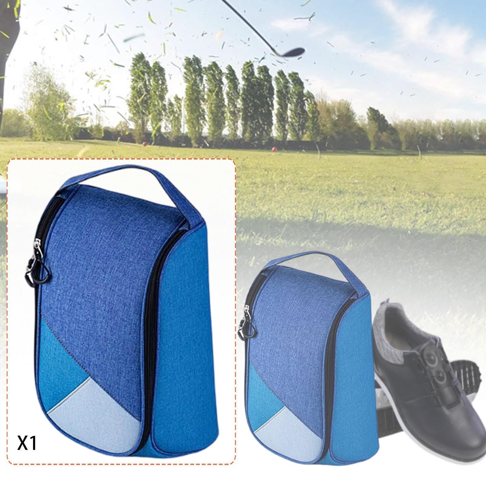 harayaa Golf Shoe Bag Breathable Sports Shoe Carrier Bag for Men Women Travel Hiking Gym blue