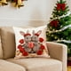 thumbnail image 4 of CaiYueKe Velvet Heart Throw Pillow Covers Decorative Cushion for Sofa Bedroom Valentine's Day Home Decor Gifts Romantic Accent Pillows Soft Furnishing, 4 of 6