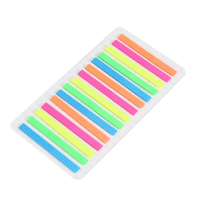 Sticky Note Colored Sticker School Supply #TRANSPARENT# Tab GX Fluorescent T1D9
