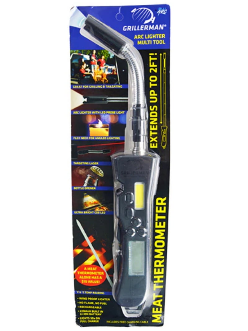 Multi Tool Arc Grill Lighter - Rechargeable - Extendable