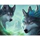 thumbnail image 2 of Cuadros Decorativos 5D DIY taladro redondo completo diamante pintura lobo Kit decoración del hogar arte artesanal (sz2490) Tmvgtek embutido en tela, 2 of 8
