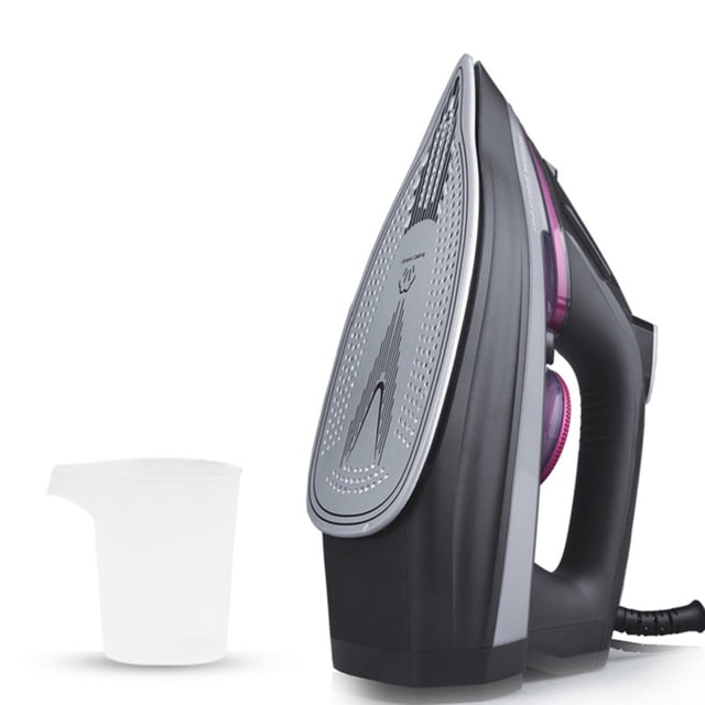 Steam Iron for Clothes, Powerful Station Iron with Rapid Heating Ceramic Coated Soleplate, Self-Clean, Auto-Off, 10.14oz Water Tank, for Home Clothes Ironing Use