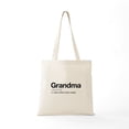 thumbnail image 5 of CafePress - Grandma Definition Tote Bag - Unisex Canvas Tote Bag, Beige, 1-Piece, 5 of 6