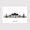 Brussels Skyline, variant on Cardiff Skyline Country Map Wall Art – Contemporary Geography Canvas for Modern Home – 8x12 inch