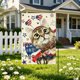 thumbnail image 4 of Independence Day Linen Double-sided Garden Flag For Courtyard Decoration, 4 of 7