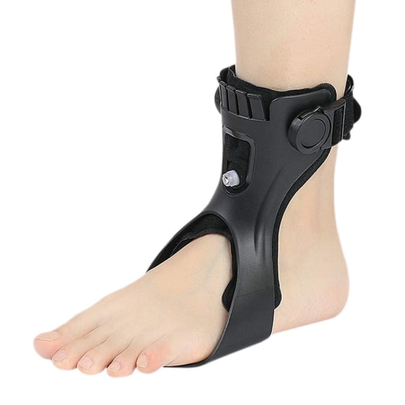 Drop Foot Brace Orthosis AFO AFOs Ankle Brace Support With Comfortable Inflatable Airbag for Hemiplegia Stroke Shoes Walking (Left foot, X-Large)