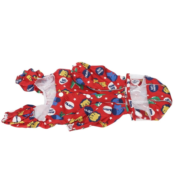 Chubasquero para Perros, 4 Patas, Chaqueta de Lluvia para Mascotas, Poncho para Perros, Chaqueta de Lluvia para Perros, Abrigo de Lluvia para Perros, reflectante imperible