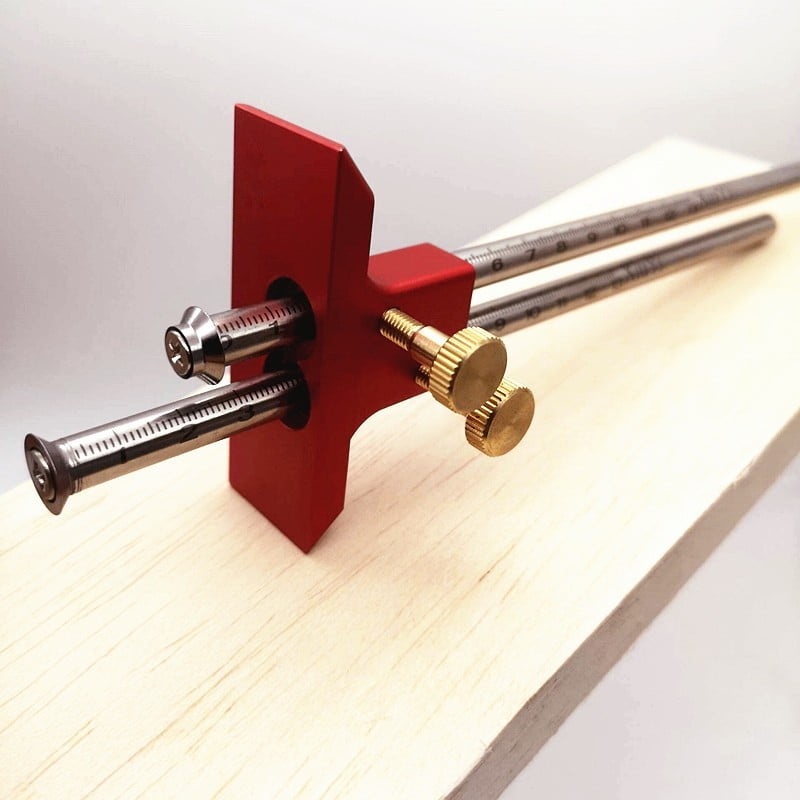 Stainless Steel Woodworking Marking Gauge Scriber Wood Scribe Carpenter Tool 