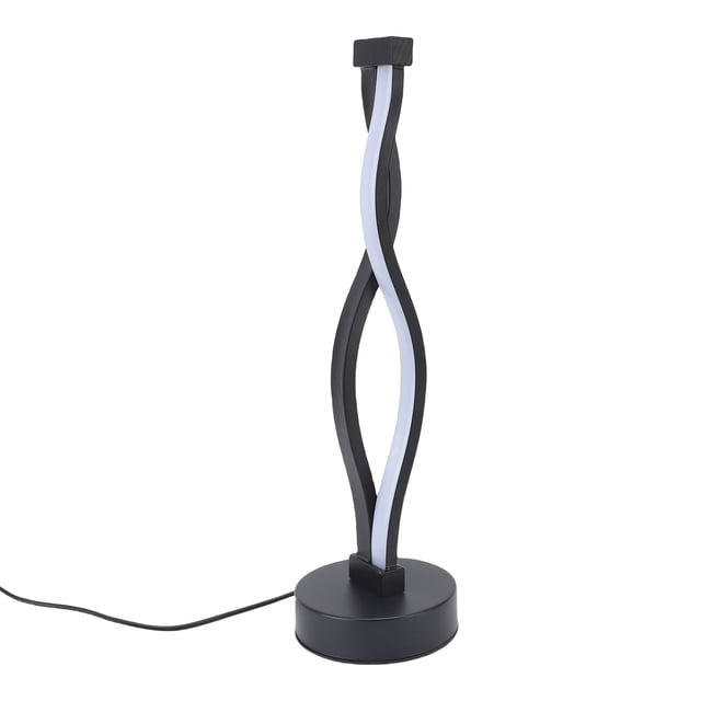 Lámpara De Escritorio Moderna Para Mesita De Noche, Lámpara De Mesa LED En Espiral Con Temperatura De 3 Colores Regulable Y Ahorro De Energía, Ligera Para Dormitorio