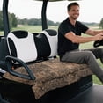 thumbnail image 3 of Uorisanigo Golf Cart Seat Cover Soft Duck Camouflage Golf Cart Seat Towel Blanket with 4 Storage Pockets Seat Protector for Yamaha, EZGO, Club Cars, Icon and More 2-Seats Cart, 3 of 7
