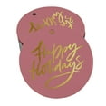 thumbnail image 1 of Inkdotpot Pack Of 50 Real Gold Foil Paper Tags Happy Holiday Favor Hang Tags, 1 of 6