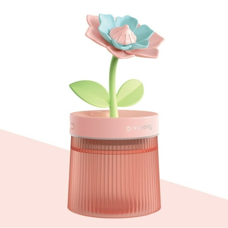 

Jungdeepe Flower Air Humidifier Desktop Humidifier Bedroom Flower Colorful Atmosphere Light Sprayer Air compatible with Machine for Sleep Glow up Bulb 1st Cool Mist Vaporizer Replacement Wick