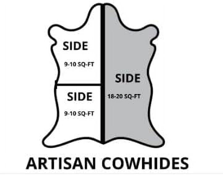 ArtisanCowhides Soft Natural Grain Cowhide Nappa Leather for Crafts Projects– Chocolate Brown 10 SqFt - 3.0 - 3.5 oz (1.0 to 1.2mm)