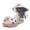 59#White, variant on Women's Polka Dot Wedge Heel Sandals, Peep Toe Espadrille Shoes with Bow Tie, Summer Platform Sandals White 39