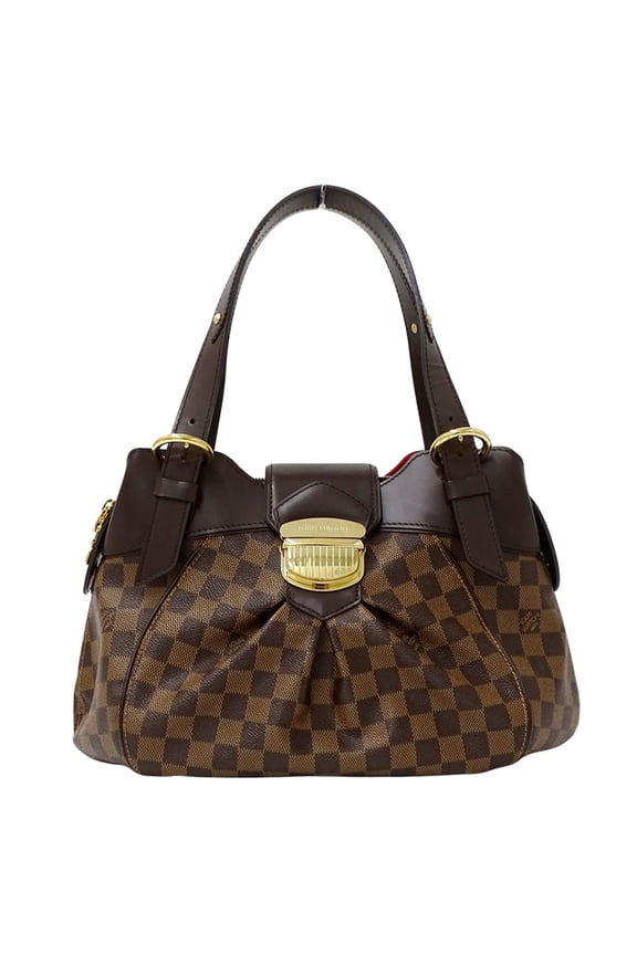Pre-Owned Louis Vuitton LOUIS VUITTON Damier handbag for women, brand name shoulder bag,...
