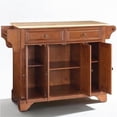 thumbnail image 1 of Pemberly Row Modern Natural Wood Top Kitchen Island in Cherry, 1 of 7