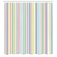 thumbnail image 3 of Ambesonne Pastel Shower Curtain, Striped Classic Pattern, 69"Wx70"L, Multicolor, 3 of 3