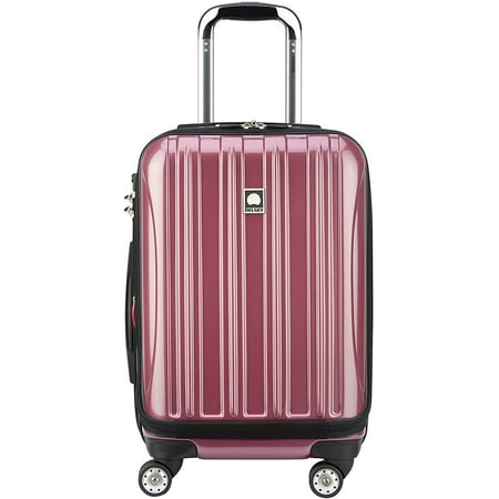 DELSEY Paris Helium Aero Hardside Expandable Luggage with Spinner Wheels, Peony Pink, Carry-On 19 Inch