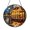 Acrylic 3.5 Inch, variant on Cozy Bakery Stained Glass Suncatcher Window Hanging, Illuminated Shopfront with Pastries Round Glass Art Panel, Evening Street Scene Window Decor, Decorative Hanging Ornament for Home