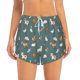 thumbnail image 2 of Balery Farm Animal Pantalones cortos deportivos para mujer con forro y dos bolsillos, elásticos, para entrenamiento, gimnasio, yoga-Medium, 2 of 7