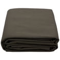 thumbnail image 5 of 6' x 8' Fire Retardant Canvas Tarp with Aluminum Grommets - Flame & Tear Resistant 16 oz Waterproof Polyester Tarp for Welding, Transport Vehicles & Outdoor Use, Olive Green, 5 of 5