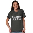 thumbnail image 3 of Pajamas All Day Slacker Lazy Plus Size Crewneck Graphic Tee Shirt Brisco Brands 4X, 3 of 4