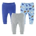 thumbnail image 3 of The Peanutshell Blue Dino Baby Boy Clothes Set, Sleepers, Bodysuits, Bibs and Socks, 6-9 Months, 15-Pc, 3 of 9