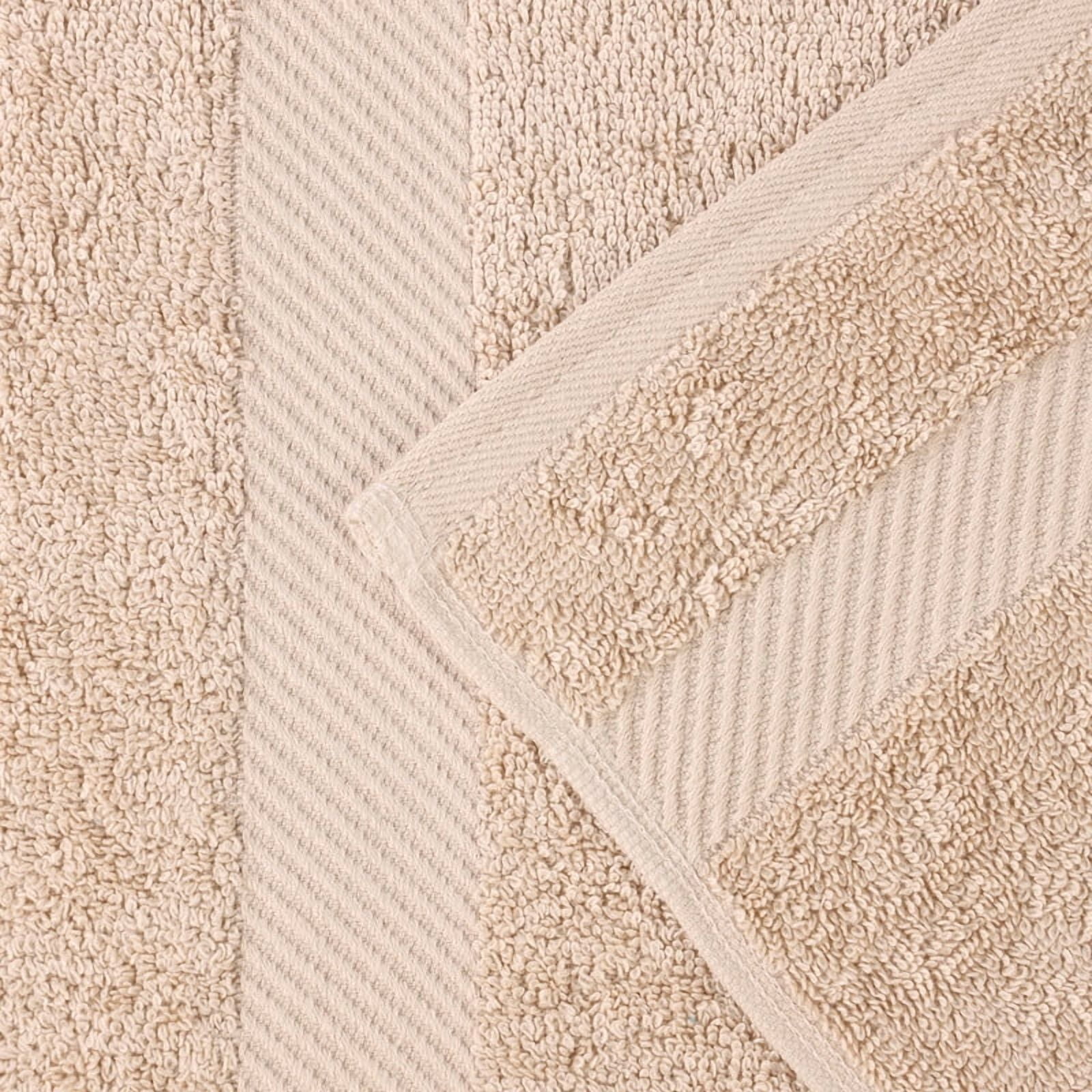Superior Kendell Egyptian Cotton Bath Towels, Set of 4, Fawn