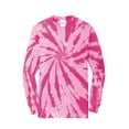thumbnail image 5 of Port & Company Tie Dye Long Sleeve Tee-3XL (Pink), 5 of 6
