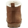 thumbnail image 6 of Lucky Brand Dweller Cognac Faux Shearling Round Toe Pull On Ankle Casual Booties (Cognac, 8), 6 of 8