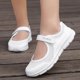 thumbnail image 1 of XIHAHA, zapatos planos informales para mujer, Primavera Verano, zapatos planos de malla para mujer, zapatillas de deporte suaves y transpirables para niñas, zapatos de baile para mujer, 1 of 5