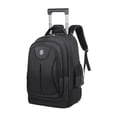 thumbnail image 1 of Mochila de viaje con ruedas, maletín para ordenador portátil con ruedas, carrito resistente al agua, bolsa de de negocios, bolsa con ruedas , Negro, 1 of 8